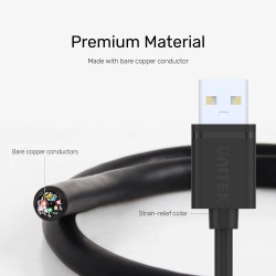 Buy Unitek UC USB-A 2.0 M-M Cable - Y-C442GBK - USB-A 2.0 M-M Cable, 1.5m in Cyprus, Nicosia, Limassol, Larnaka, Pafos