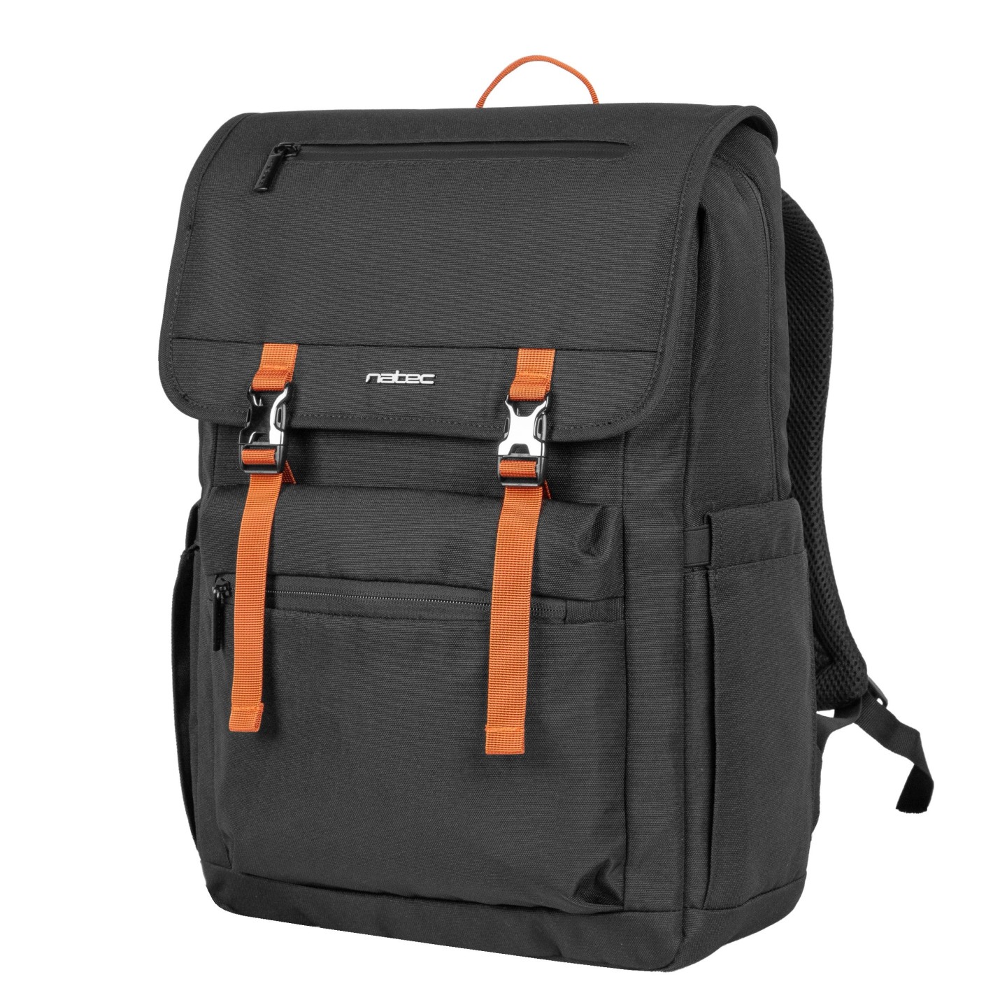 Natec Laptop Backpack - NIALA - 15.6'' 18L Black Orange — Buy in Cyprus with Fast Delivery