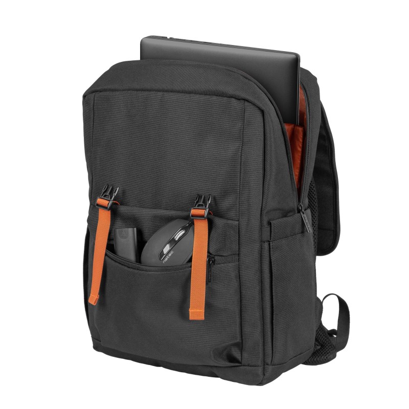 Buy Natec Laptop Backpack - NIALA - 15.6'' 18L Black Orange in Cyprus, Nicosia, Limassol, Larnaka, Pafos