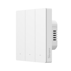 Buy Sonoff Matter WiFi Smart Wall Mechanical Switch - M5 - 3-Button White in Cyprus, Nicosia, Limassol, Larnaka, Pafos