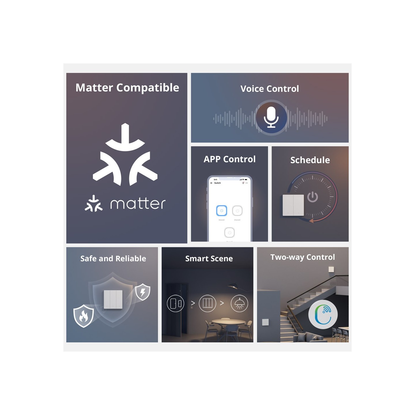 Sonoff Matter WiFi Smart Wall Mechanical Switch - M5 - 3-Button White — Buy in Cyprus with Fast Delivery