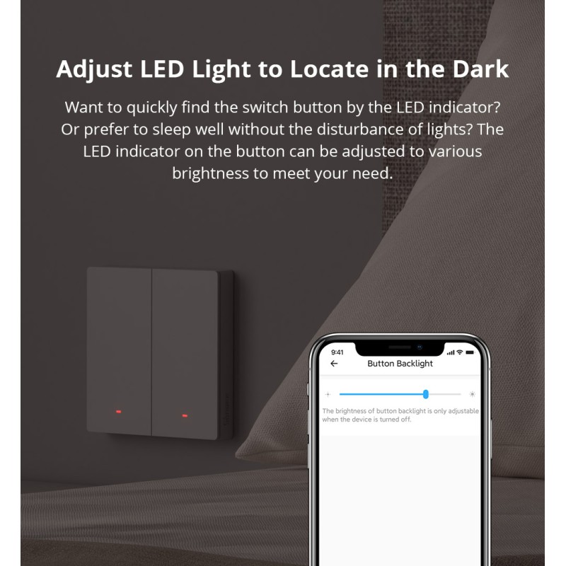 Buy Sonoff Matter WiFi Smart Wall Mechanical Switch - M5 - 3-Button White in Cyprus, Nicosia, Limassol, Larnaka, Pafos