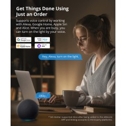 Buy Sonoff Matter WiFi Smart Wall Mechanical Switch - M5 - 3-Button White in Cyprus, Nicosia, Limassol, Larnaka, Pafos