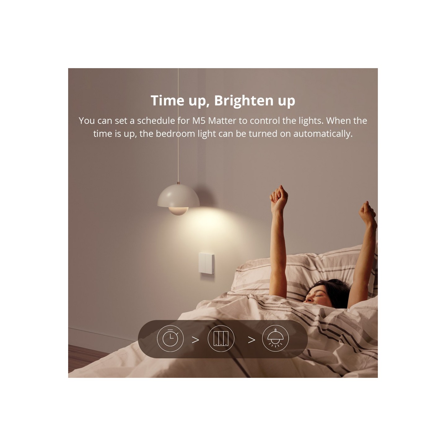 Sonoff Matter WiFi Smart Wall Mechanical Switch - M5 - 3-Button White — Buy in Cyprus with Fast Delivery