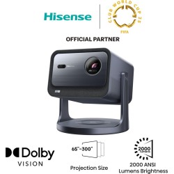 Buy Hisense 4K Laser Portable Mini Projector - C2 - 4K Laser Portable Mini Proje... in Cyprus, Nicosia, Limassol, Larnaka, Pafos