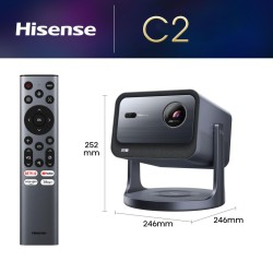 Buy Hisense 4K Laser Portable Mini Projector - C2 - 4K Laser Portable Mini Proje... in Cyprus, Nicosia, Limassol, Larnaka, Pafos