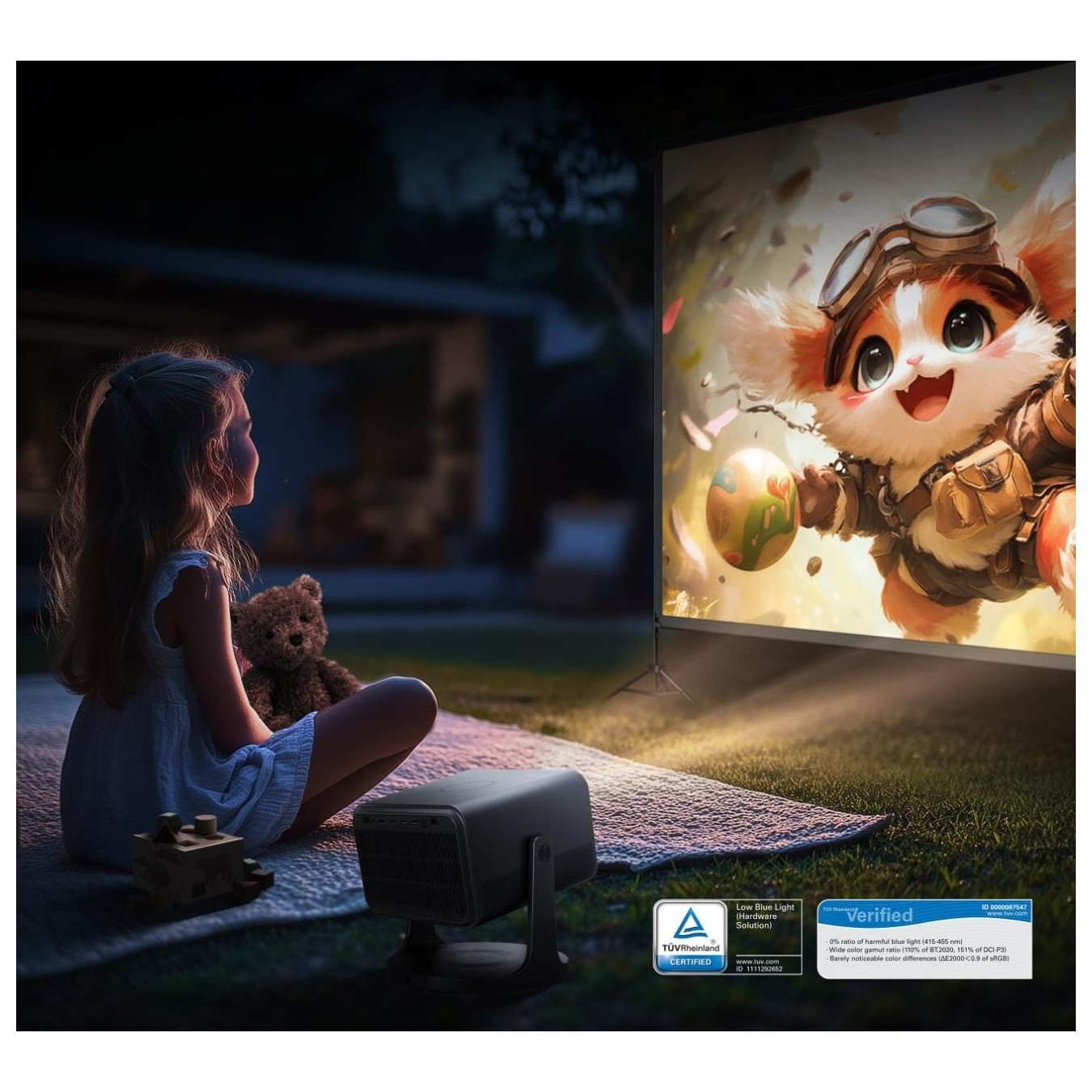 Hisense 4K Laser Portable Mini Projector - C2 - 4K Laser Portable Mini Projector — Buy in Cyprus with Fast Delivery