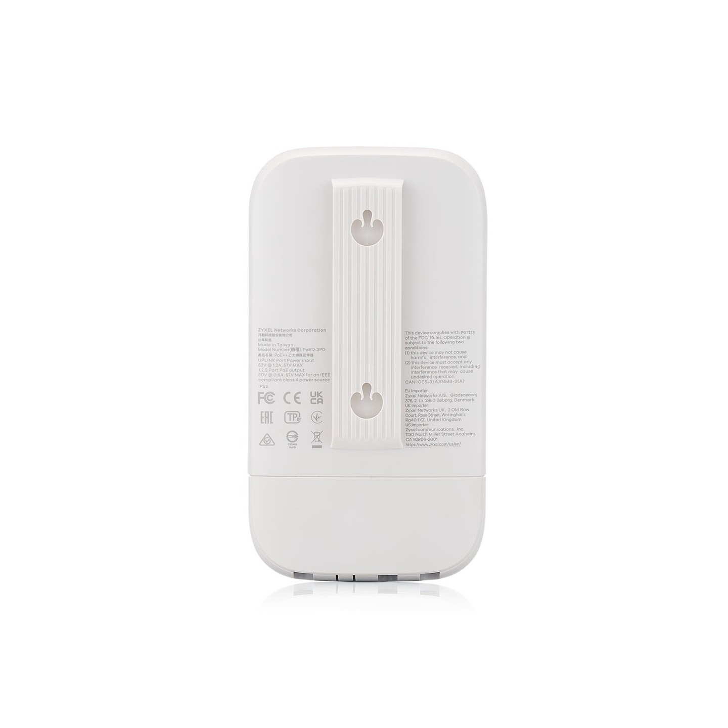 Zyxel PoE Extender Outdoor 45W Nebula Managed IP55 - PoE12-3PD - Outdoor 45W Nebula Managed IP55
