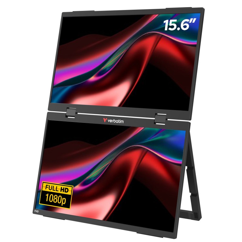Buy Verbatim Monitor Portable 2 x 15.6'' Full-HD Monitors - Portable, 2 x 15.6''... in Cyprus, Nicosia, Limassol, Larnaka, Pafos