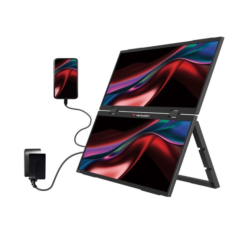 Buy Verbatim Monitor Portable 2 x 15.6'' Full-HD Monitors - Portable, 2 x 15.6''... in Cyprus, Nicosia, Limassol, Larnaka, Pafos