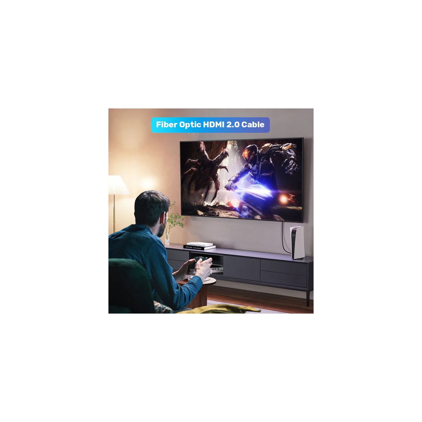 Unitek Ultrapro - HDMI 2.0, 25.0m, ActiveOptical, SPC — Buy in Cyprus with Fast Delivery