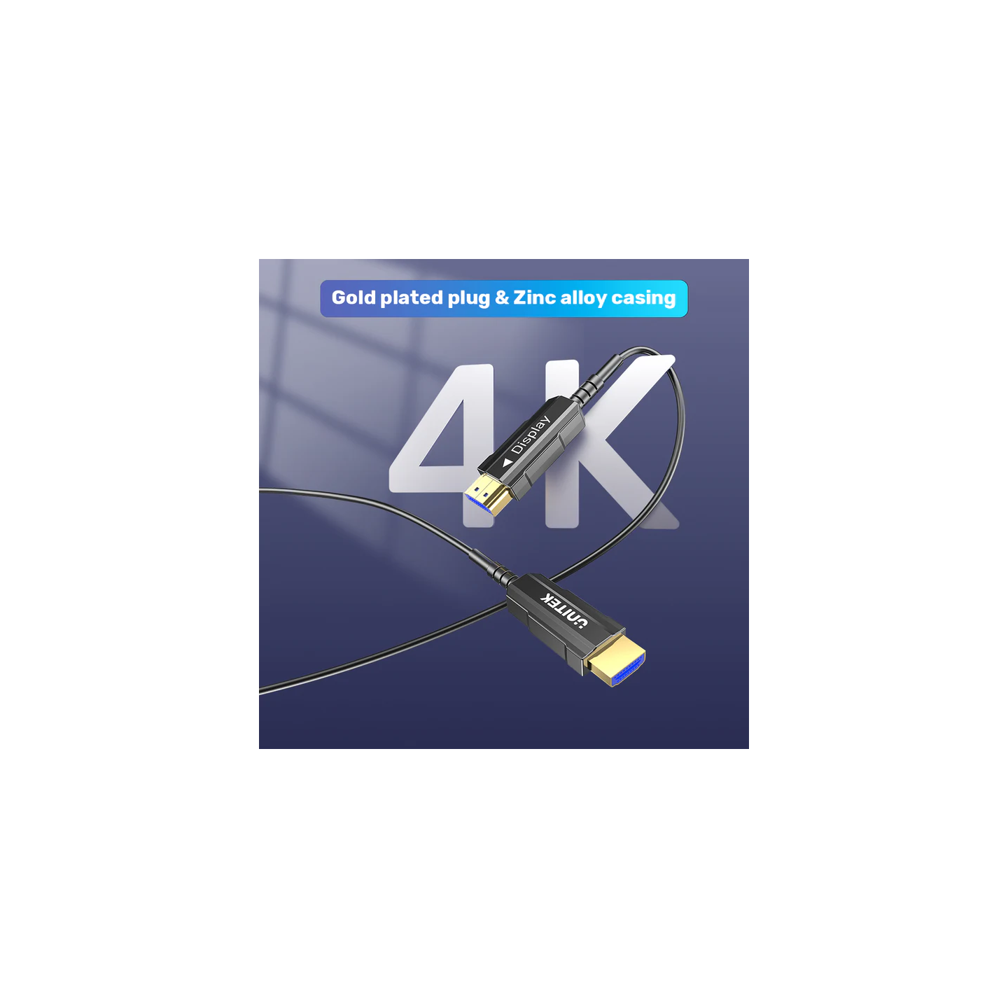 Unitek Ultrapro - HDMI 2.0, 25.0m, ActiveOptical, SPC — Buy in Cyprus with Fast Delivery