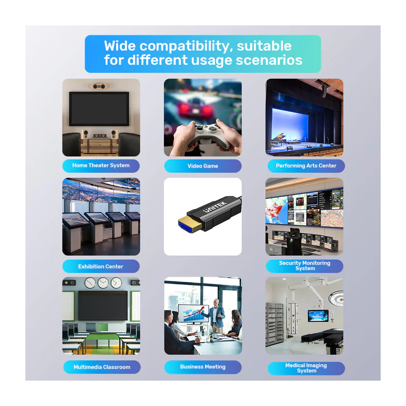 Buy Unitek Ultrapro - HDMI 2.0, 25.0m, ActiveOptical, SPC in Cyprus, Nicosia, Limassol, Larnaka, Pafos