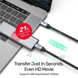 Buy Unitek USB-C Cable - C14082ABK - PD100W 4K60Hz 1.0m in Cyprus, Nicosia, Limassol, Larnaka, Pafos