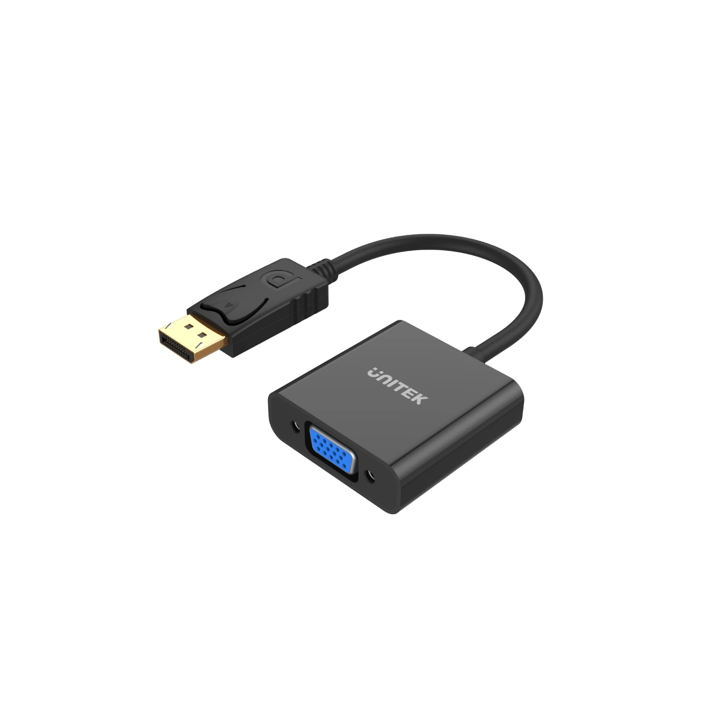 Unitek DisplayPort to VGA-Female Adaptor - Y-5118E - Black — Buy in Cyprus with Fast Delivery
