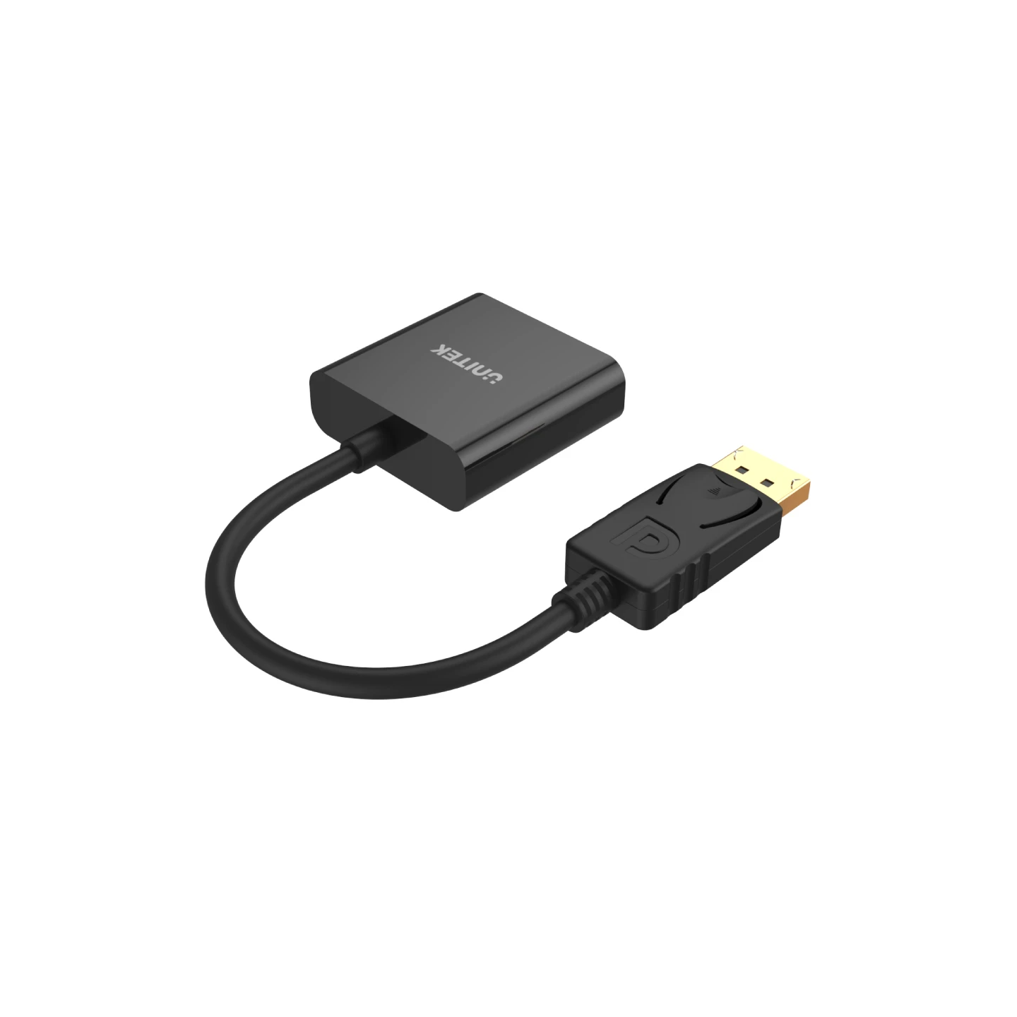 Unitek DisplayPort to VGA-Female Adaptor - Y-5118E - Black — Buy in Cyprus with Fast Delivery