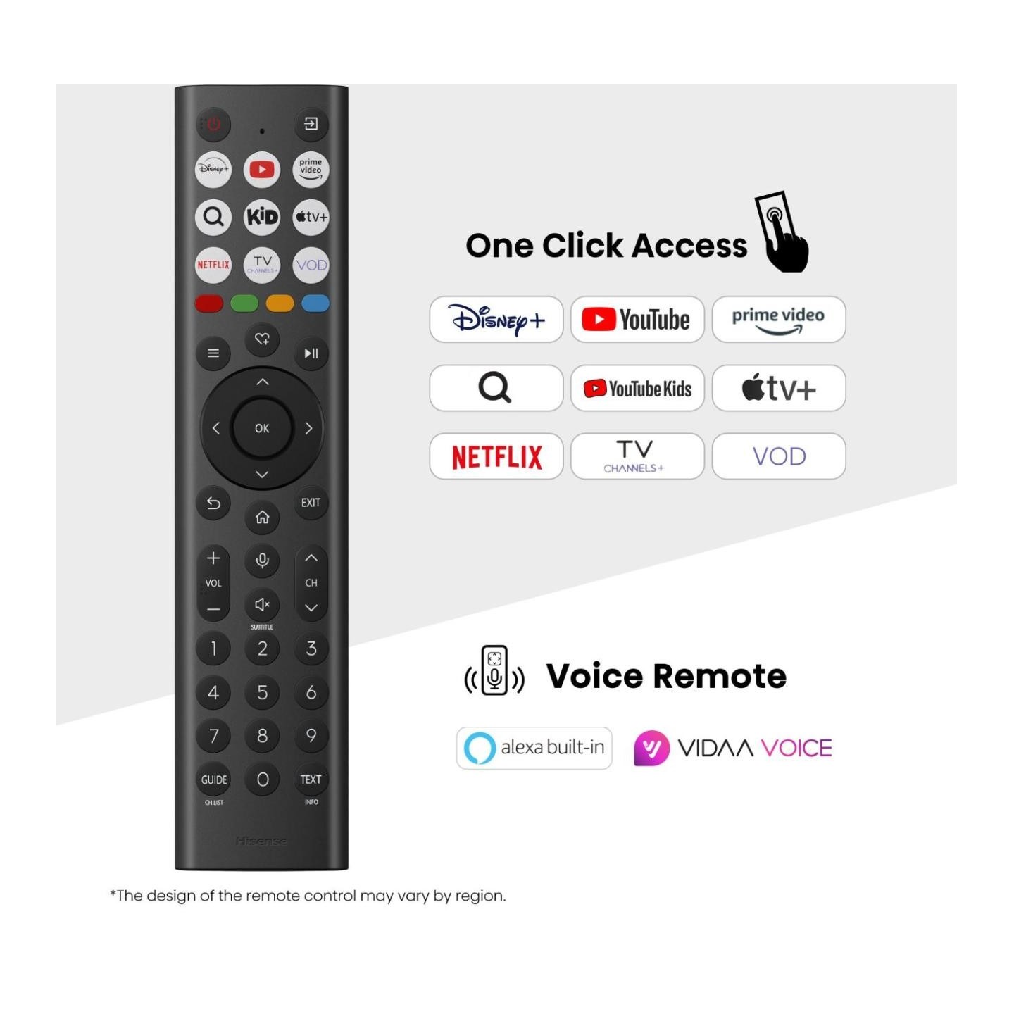 Hisense TV - 65U7Q - 65'' 4K Smart QLED MINI LED 144hz TV — Buy in Cyprus with Fast Delivery