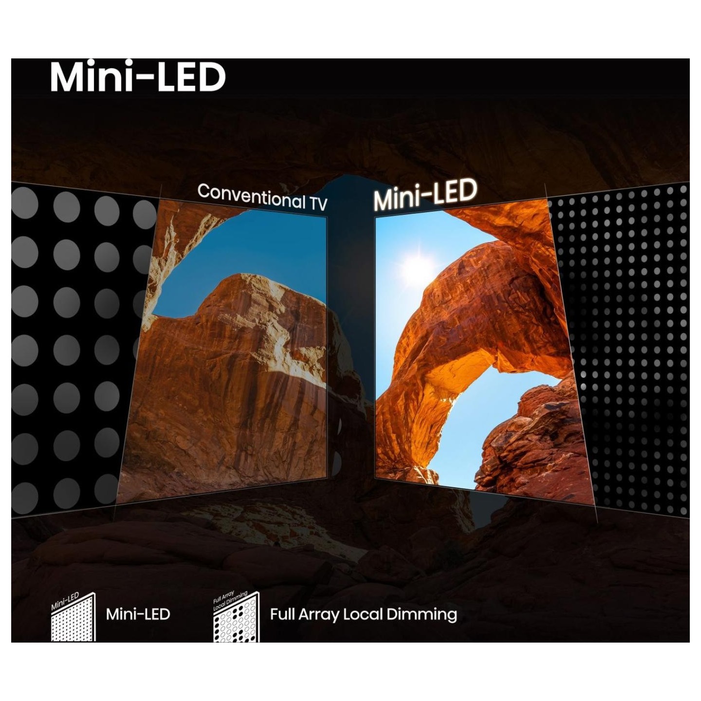 Hisense TV - 65U7Q - 65'' 4K Smart QLED MINI LED 144hz TV — Buy in Cyprus with Fast Delivery