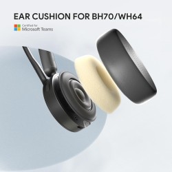 Buy Yealink Headset Leather Ear Cushion - BH70 WH64 - Leather Ear Cushion (1 Pair) in Cyprus, Nicosia, Limassol, Larnaka, Pafos