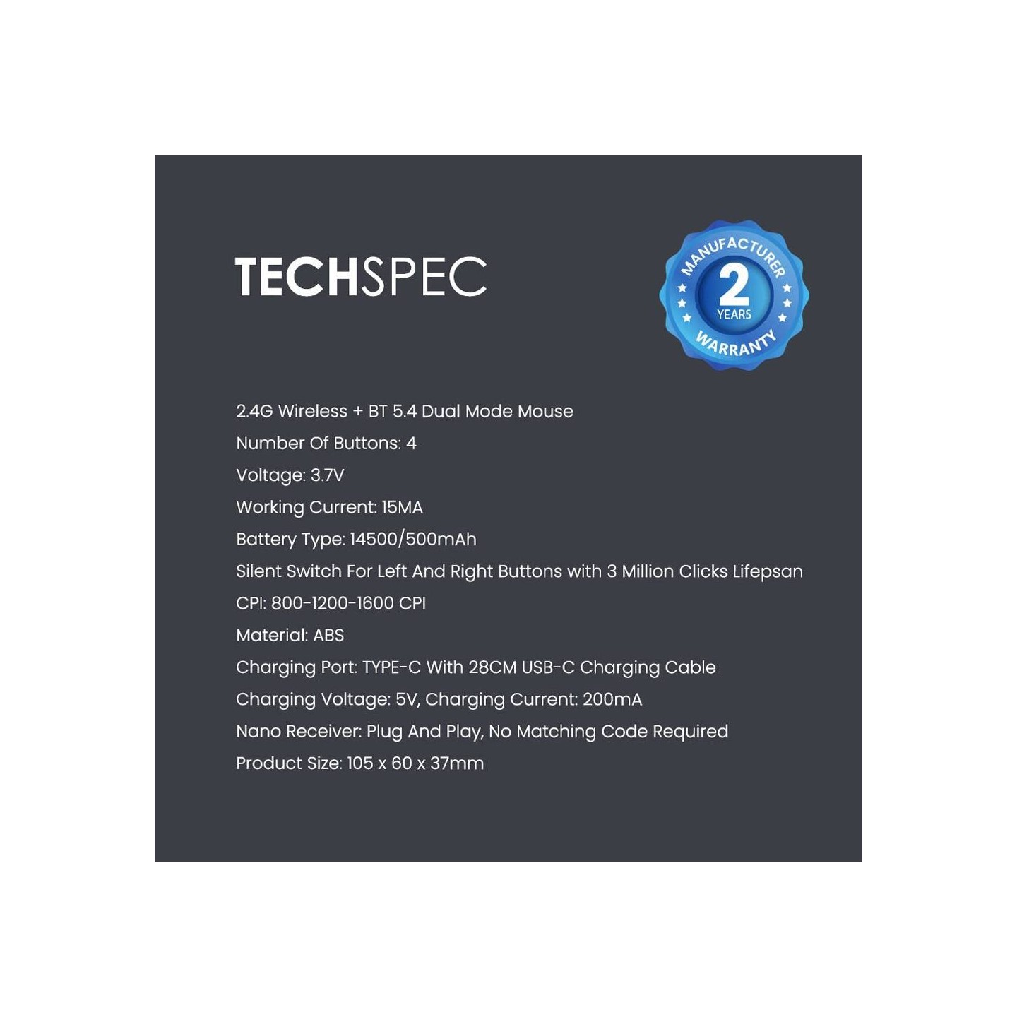 Alcatroz AirMouse DUO 6 Wireless BT Rechargeable Silent Mouse Blue (Boxed) — Buy in Cyprus with Fast Delivery