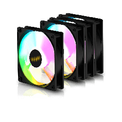 Buy Armaggeddon Gaming Cooling Fan Set 4pcs ARGB KIT Black - 5000 - 4pcs ARGB KI... in Cyprus, Nicosia, Limassol, Larnaka, Pafos