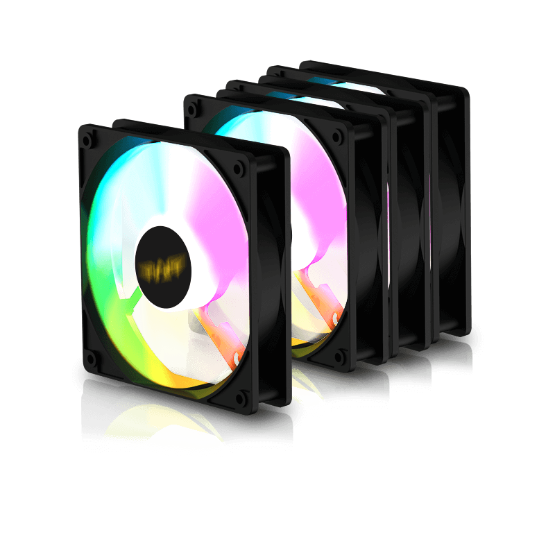 Buy Armaggeddon Gaming Cooling Fan Set 4pcs ARGB KIT Black - 5000 - 4pcs ARGB KI... in Cyprus, Nicosia, Limassol, Larnaka, Pafos