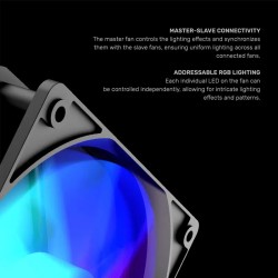 Buy Armaggeddon Gaming Cooling Fan Set 4pcs ARGB KIT Black - 5000 - 4pcs ARGB KI... in Cyprus, Nicosia, Limassol, Larnaka, Pafos