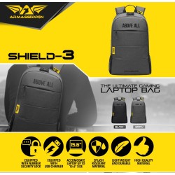 Buy Armaggeddon Anti-Theft Gaming Bag - SHIELD 3 - Black in Cyprus, Nicosia, Limassol, Larnaka, Pafos