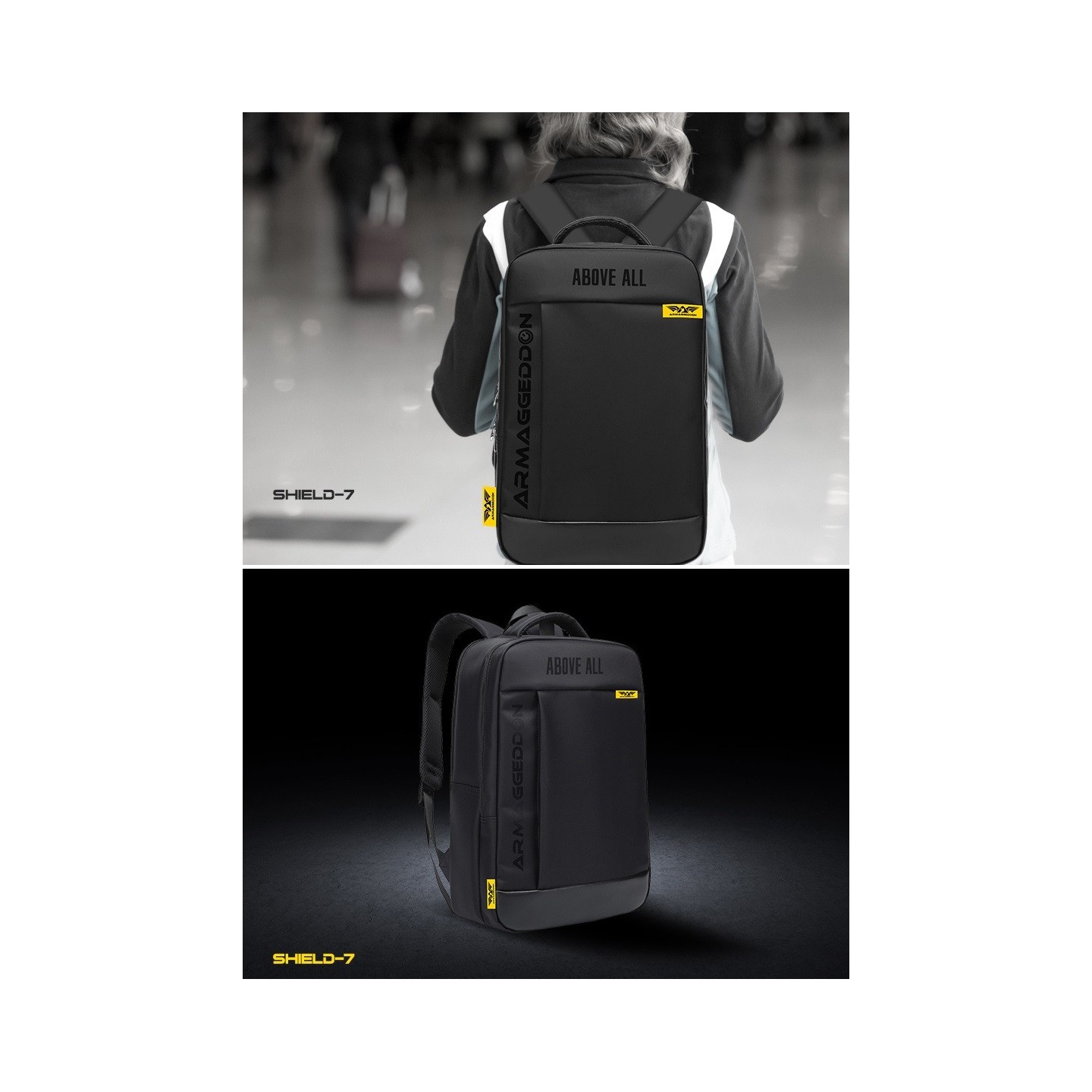 Armaggeddon Anti-Theft Gaming Bag Black - SHIELD 7 - Anti-Theft Gaming Bag Black — Buy in Cyprus with Fast Delivery