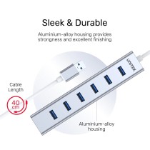 Unitek Y-3090 7-Port USB 3.0 Hub – 5Gbps with BC1.2 Charging | Armenius Store