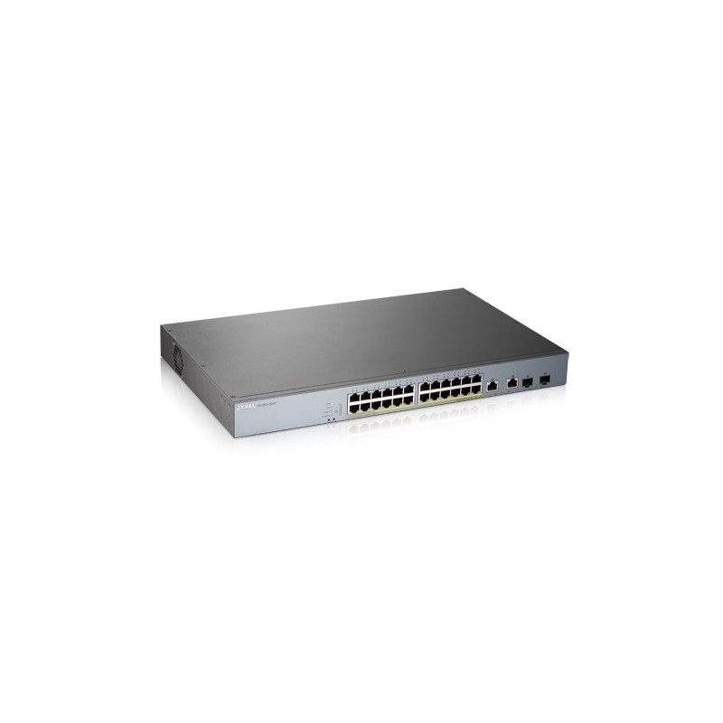 Buy Zyxel Switch PoE Gigabit Managed Cloud CCTV 24PoE + 2RJ45 SFP Combo 375W - G... in Cyprus, Nicosia, Limassol, Larnaka, Pafos