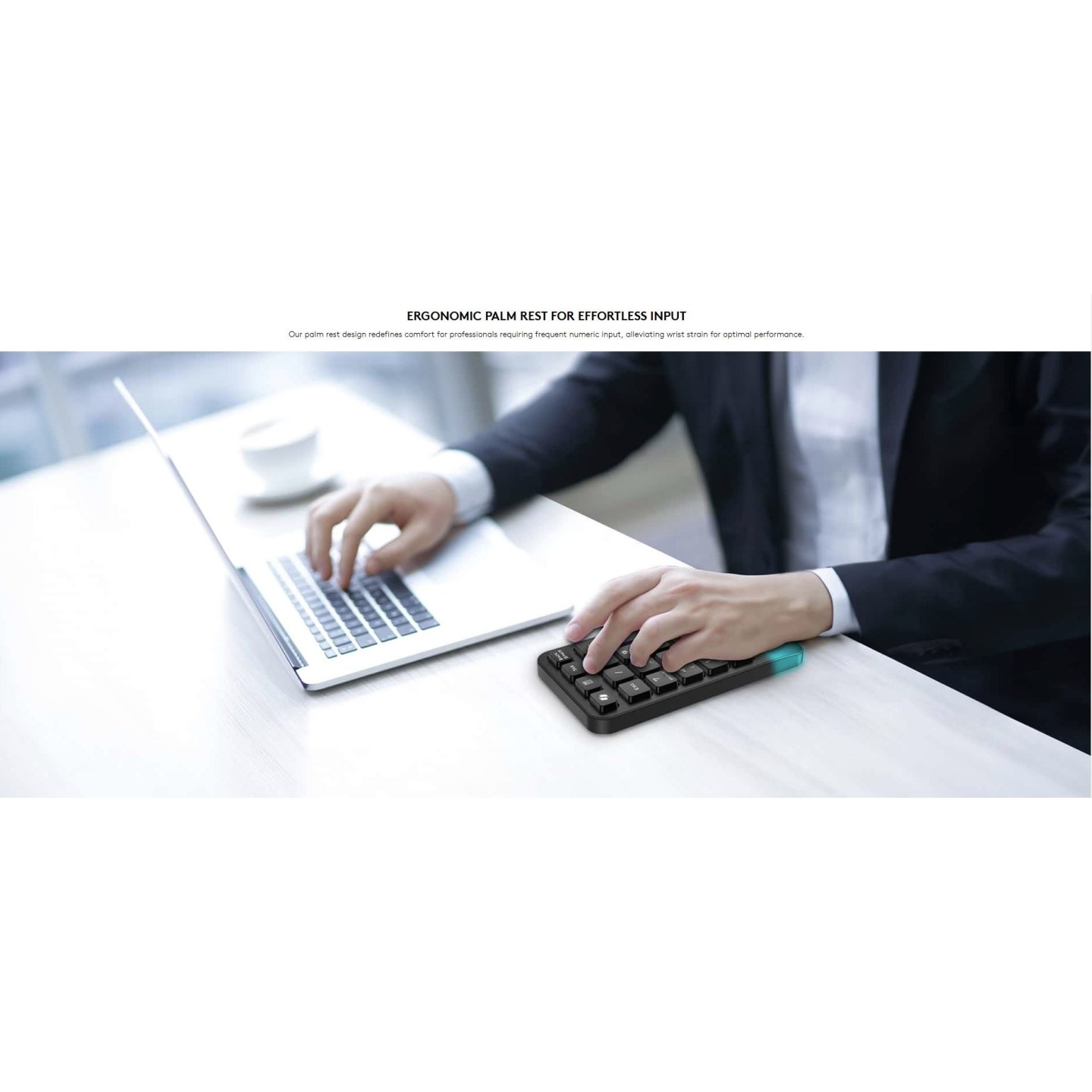 Genius NumPad 1000 Wireless AI Numeric Keypad w/Palm Rest - 31320003400 (Boxed) — Buy in Cyprus with Fast Delivery