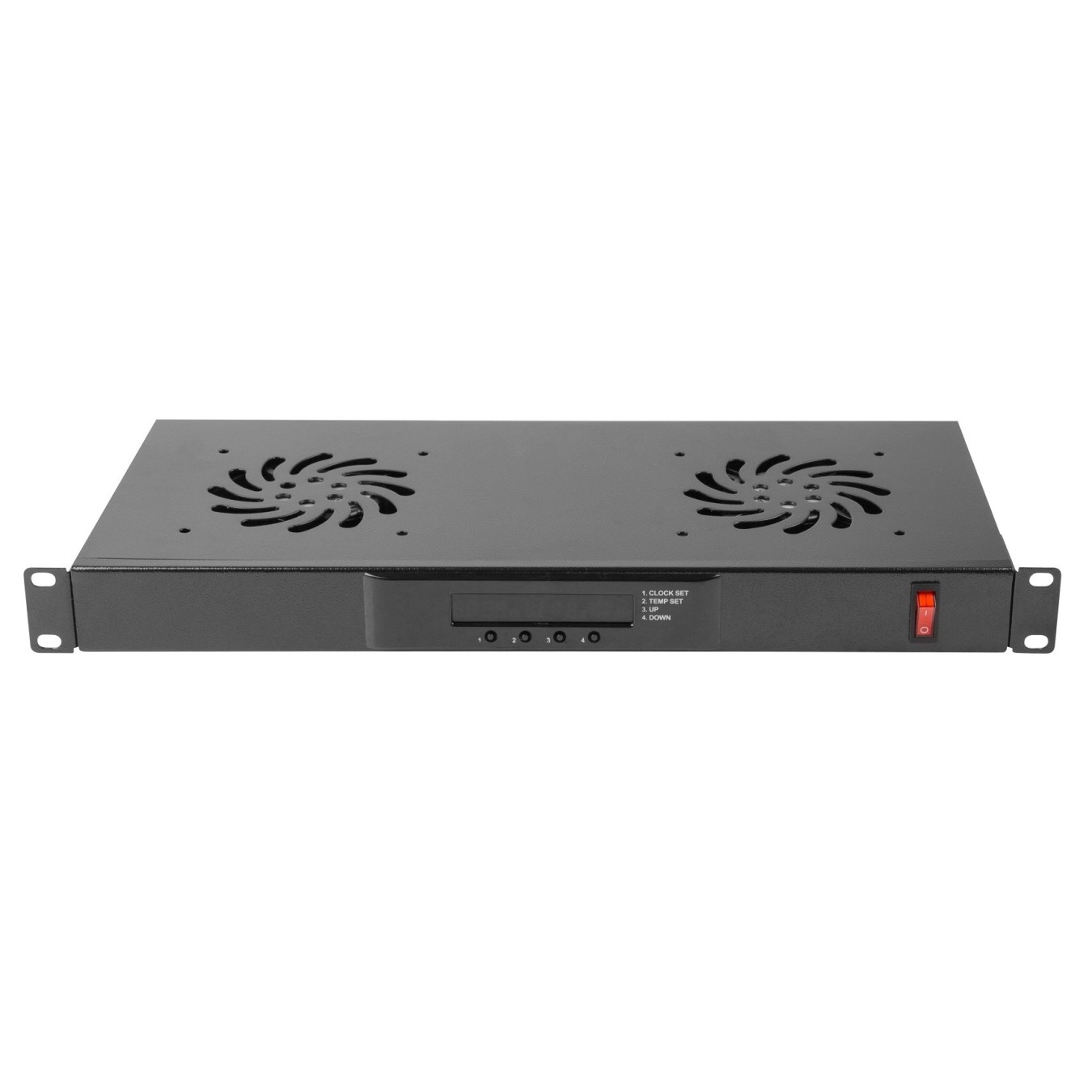 Lanberg Ventilation Panel with LCD 2 Fans Thermostat 230V - LCD, 2 Fans, Thermostat, 230V — Buy in Cyprus with Fast Delivery