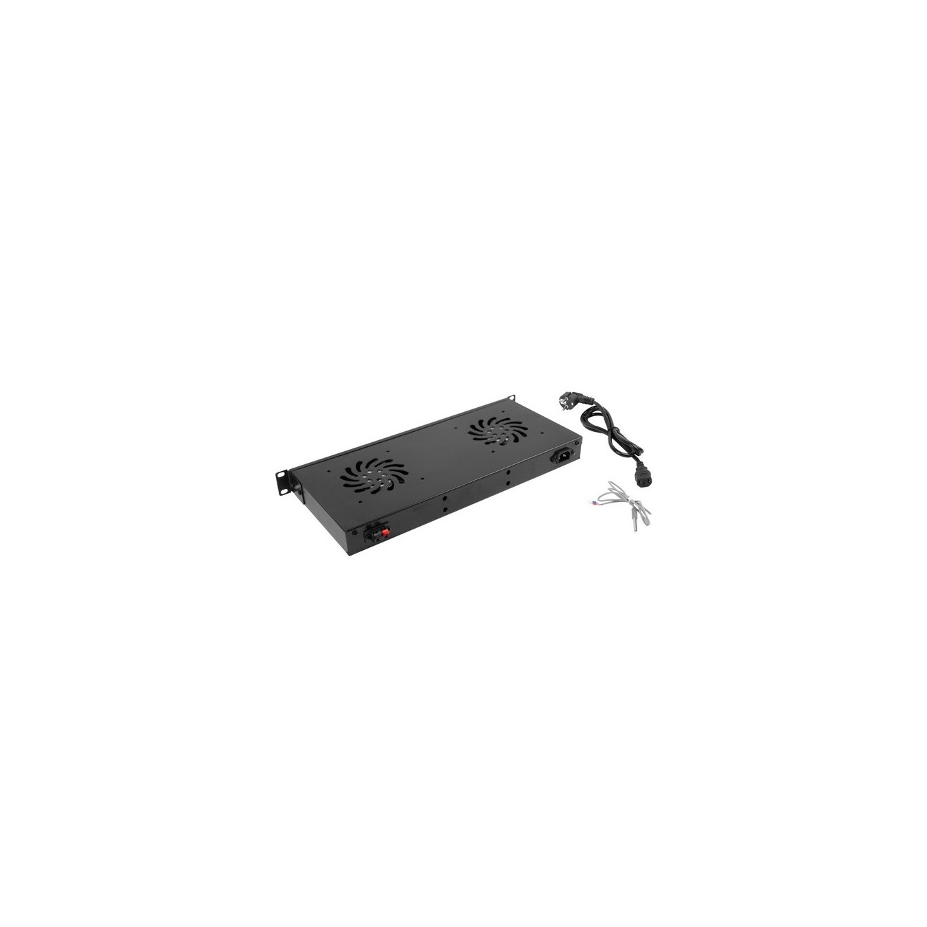 Lanberg Ventilation Panel with LCD 2 Fans Thermostat 230V - LCD, 2 Fans, Thermostat, 230V — Buy in Cyprus with Fast Delivery