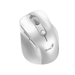 Buy Genius Mouse - 9000S Pro - Wireless+BT Rechargeable Mini RGB Ergo White in Cyprus, Nicosia, Limassol, Larnaka, Pafos