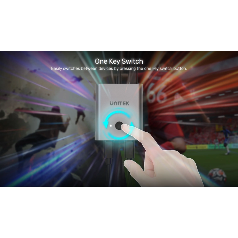 Buy Unitek USB-C Splitter/Switch - D1078A - 4K USB-C Splitter 1in-2out or Switch... in Cyprus, Nicosia, Limassol, Larnaka, Pafos