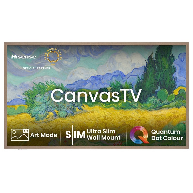 Buy Hisense Canvas TV - 55S7N - 55'' 4K Smart QLED 120hz Canvas TV in Cyprus, Nicosia, Limassol, Larnaka, Pafos