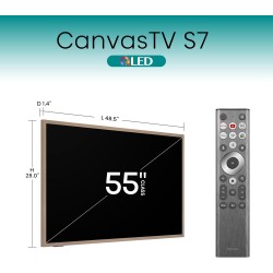 Buy Hisense Canvas TV - 55S7N - 55'' 4K Smart QLED 120hz Canvas TV in Cyprus, Nicosia, Limassol, Larnaka, Pafos