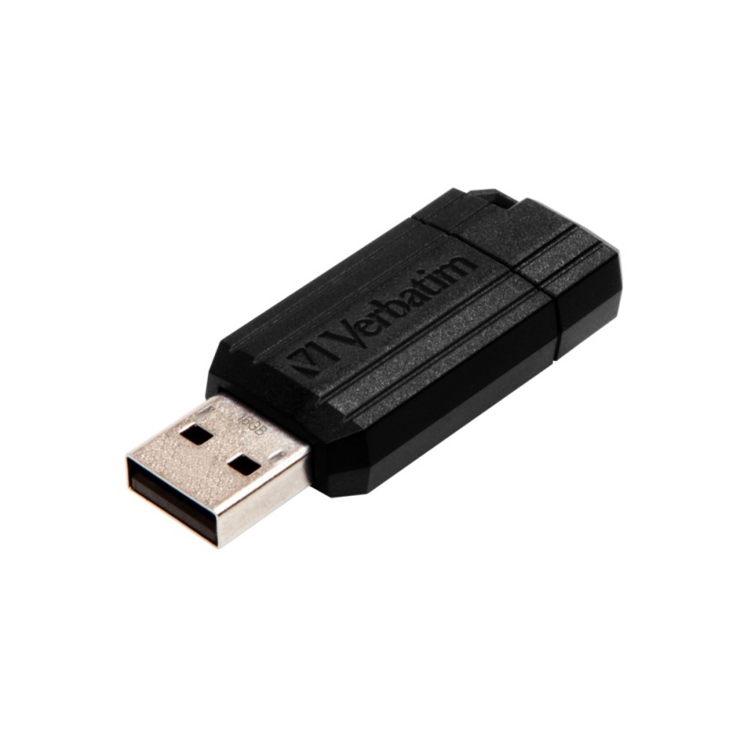 Buy Verbatim USB Drive - Pinstripe - USB 2.0 - 16GB - Black in Cyprus, Nicosia, Limassol, Larnaka, Pafos