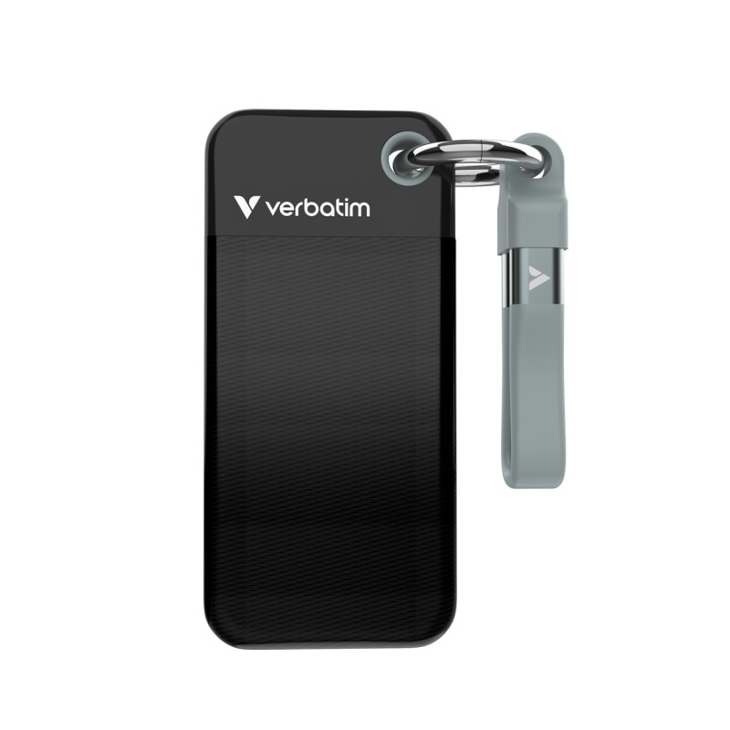 Buy Verbatim SSD Portable Pocket Keyring - 3.2 Gen2 - 1TB - Black - Grey in Cyprus, Nicosia, Limassol, Larnaka, Pafos
