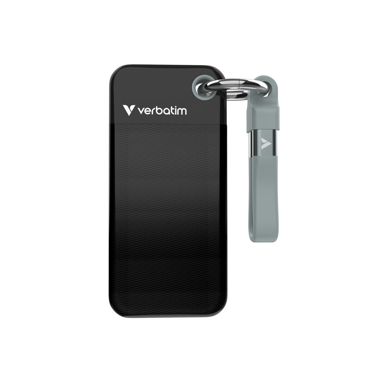 Verbatim SSD Portable Pocket Keyring - 3.2 Gen2 - 1TB - Black - Grey — Buy in Cyprus with Fast Delivery