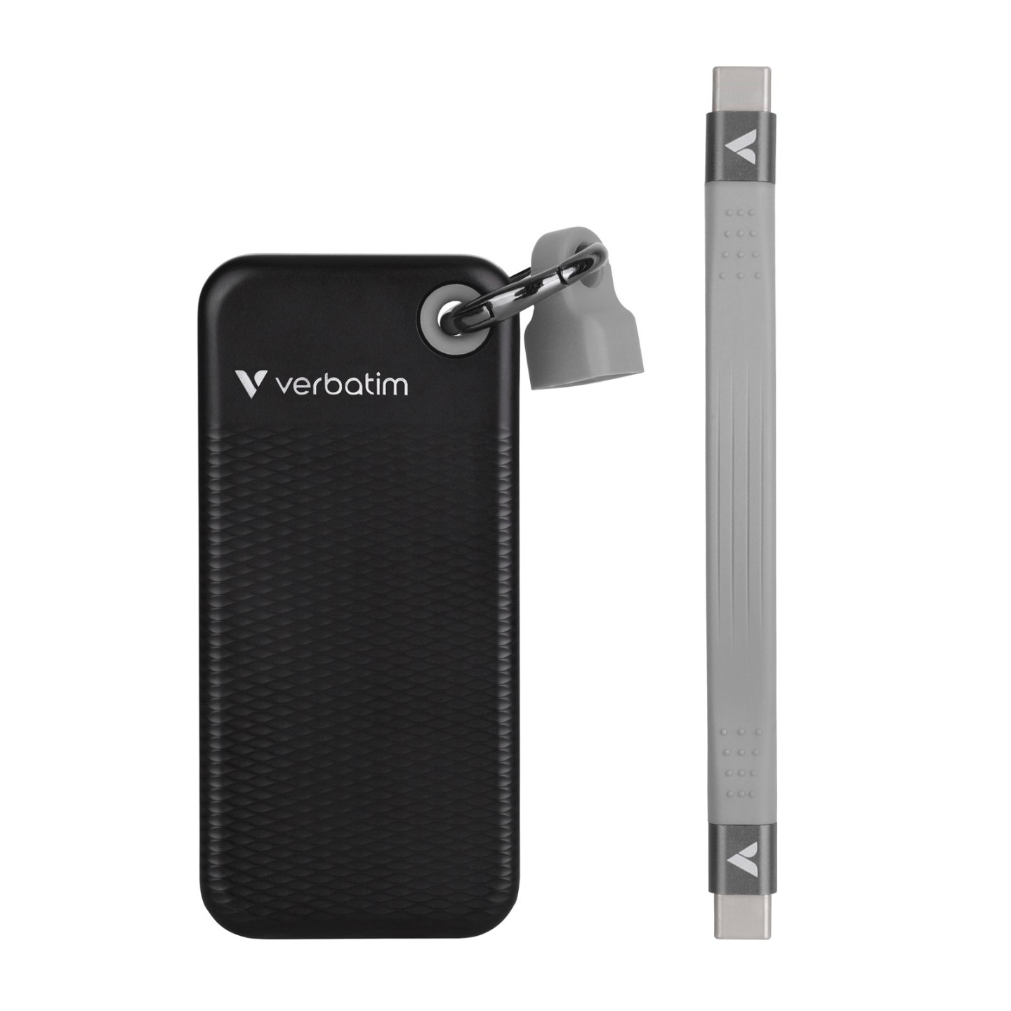 Verbatim SSD Portable Pocket Keyring - 3.2 Gen2 - 1TB - Black - Grey — Buy in Cyprus with Fast Delivery