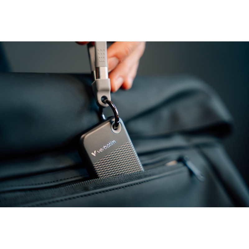 Buy Verbatim SSD Portable Pocket Keyring - 3.2 Gen2 - 1TB - Black - Grey in Cyprus, Nicosia, Limassol, Larnaka, Pafos