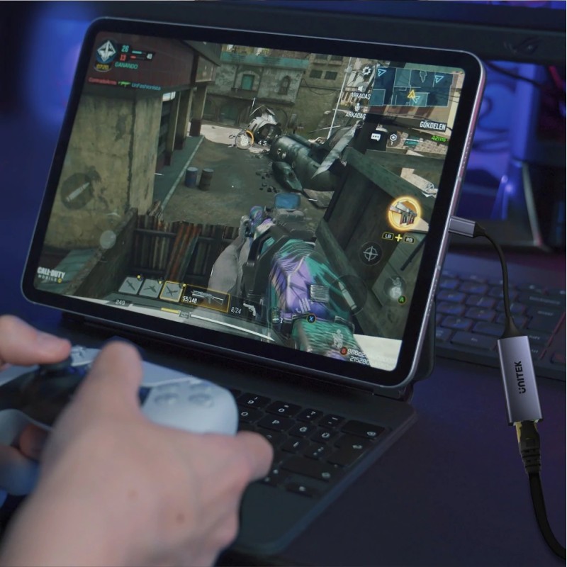 Buy Unitek USB-C to Gigabit LAN and PD100W Port - U1323A - USB-C to Gigabit LAN ... in Cyprus, Nicosia, Limassol, Larnaka, Pafos