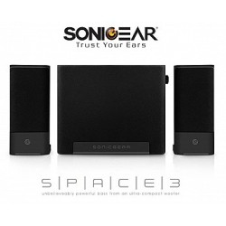 Buy SonicGear Speakers - Space3 - 2.1 Hi-Fi BT USB FM Speakers 40W in Cyprus, Nicosia, Limassol, Larnaka, Pafos
