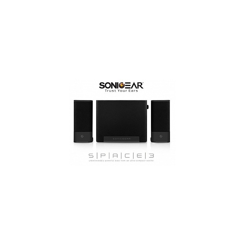 Buy SonicGear Speakers - Space3 - 2.1 Hi-Fi BT USB FM Speakers 40W in Cyprus, Nicosia, Limassol, Larnaka, Pafos