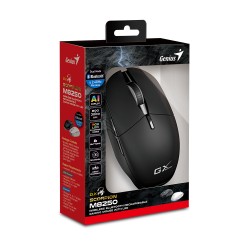 Genius Scorpion M8250 Wireless BT+2.4G Rechargeable RGB AI 3200DPI Black (Boxed) — Buy in Cyprus with Fast Delivery
