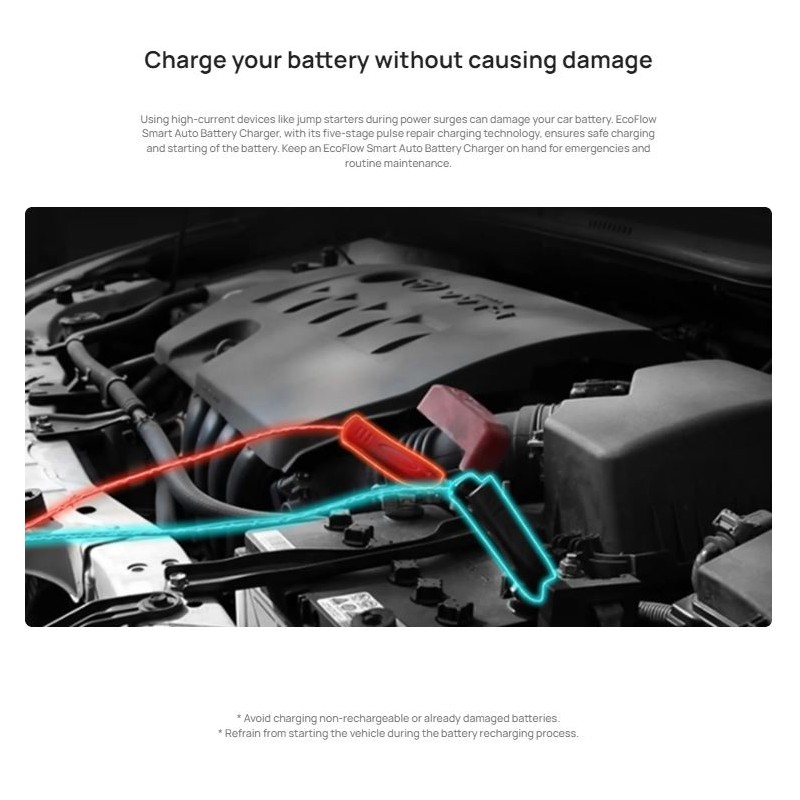 Buy EcoFlow Smart Jump Starter - 12V/24V - Maintainer & Charger in Cyprus, Nicosia, Limassol, Larnaka, Pafos