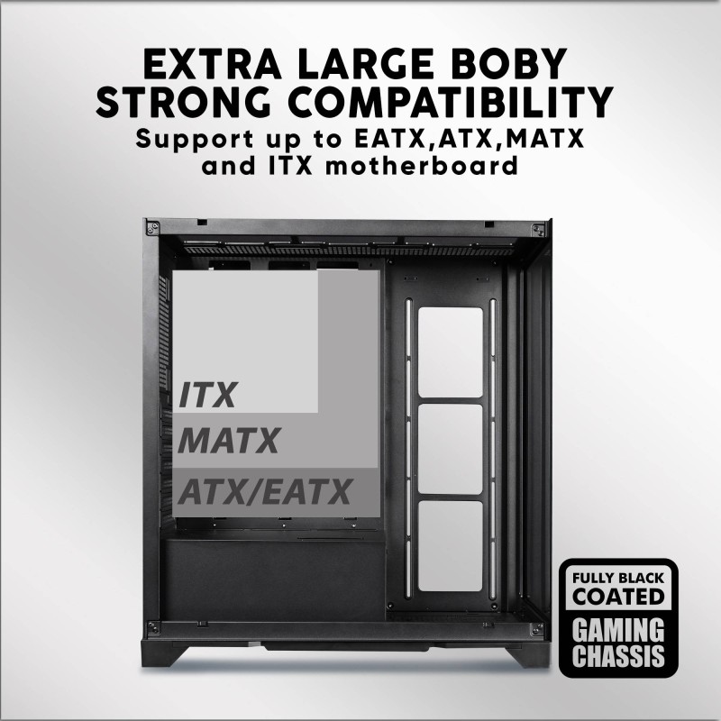 Buy Armaggeddon Aquaron Xtreme - EATX Gaming Case Black in Cyprus, Nicosia, Limassol, Larnaka, Pafos