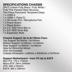 Buy Armaggeddon Aquaron Xtreme - EATX Gaming Case Black in Cyprus, Nicosia, Limassol, Larnaka, Pafos